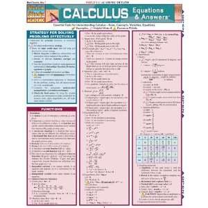   Calculus Equations amp; Answers  Pack of 3