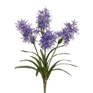  Faux 25 Spider Lily Bush x4 Two Tone Purple (Pack of 12 