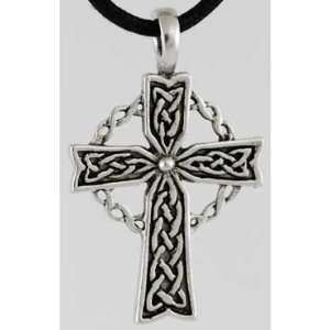  Encircled Celtic Cross Amulet Necklace 