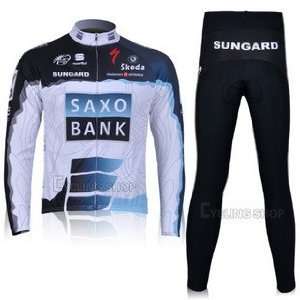  Saxo Banks long sleeved suits / sweat breathable jersey / 11 banks 