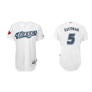  Toronto Blue Jays #5 Yunel Escobar White 2011 MLB 