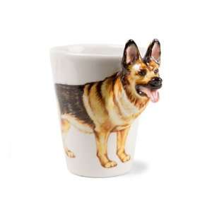 German Shepherd Handmade Coffee Mug (10cm x 8cm)