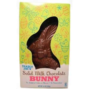 Trader Joes Solid Milk Chocolate Bunny Grocery & Gourmet Food
