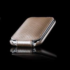  Viva iPhone 3G Leather Case Carbono Series (Gold 