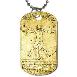  Vitruvian Man DOG TAG COOL GIFT 