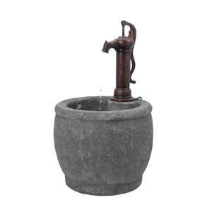      Water Pump Stone Well Tabletop / Floor fountain