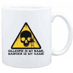  Mug White  Gillespie is my name, danger is my game  Male 