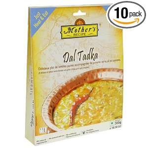 Mothers Recipe InstaMeals, Dal Tadka, 10.5 Ounce Packages (Pack of 10 
