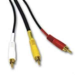  50 FT 3 RCA Stereo Audio Video A/V AV Cable Patch 50ft 
