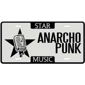  New  I Am A Anarcho Punk Star   License Plate Music 