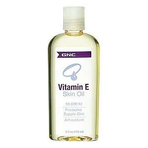  GNC Nourish Skin Vitamin E Skin Oil, 4 fl oz Beauty