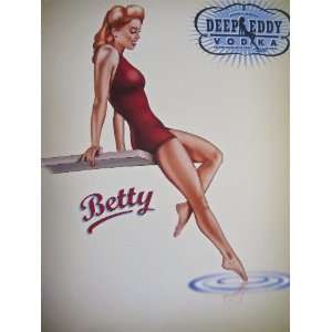 Deep Eddy Vodka Betty Poster Set of 2