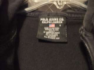   CO RALPH LAUREN BLACK HOODIE   SIZE SMALL  EXCELLENT CONDITION  