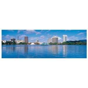  Orlando across Lake Eola, Florida Giclee Poster Print 