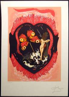   Le Triomphe Hand Signed, Numbered Lithograph, Triumph of Love  