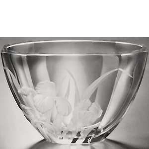  Faberge Engraved Iris Flowers Vase