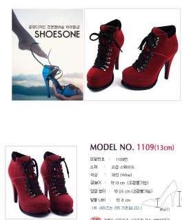 Fashion Womens Cool Red Strappy high heel Shoes Ankle Boots US 4 8 