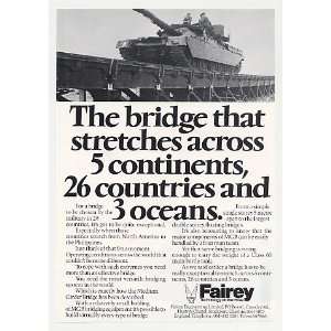  1980 Fairey MGB Medium Girder Bridge Photo Print Ad