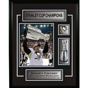   Penguins Sidney Crosby 2009 Stanley Cup Champions Framed Virtual Print
