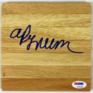  LAKERS ANDREW BYNUM SIGNED AUTHENTIC FLOORBOARD PSA/DNA 