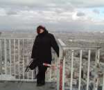 Me, on the top of Montparnasse Tower, Paris.