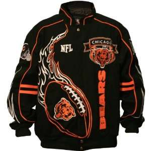  NFL Chicago Bears Big & Tall On Fire Jacket Sports 