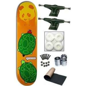   Turtle Panda Complete Skateboard Deck New On Sale