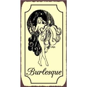  Burlesque Vintage Metal Art Bar Retro Tin Sign