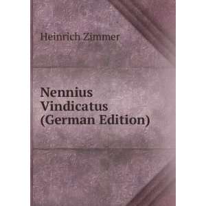    Nennius Vindicatus (German Edition) Heinrich Zimmer Books