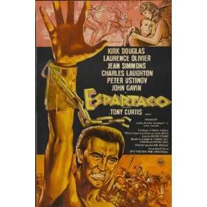  Spartacus (1960) 27 x 40 Movie Poster Argentine Style A 