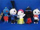50pcs Voodoo doll keychains cell phone charm
