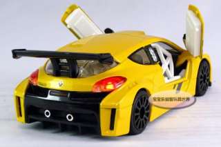 New Renault Megane 132 Alloy Diecast Model Car With Sound&Light 