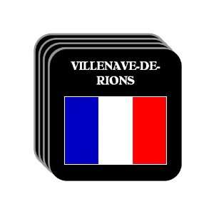  France   VILLENAVE DE RIONS Set of 4 Mini Mousepad 