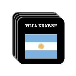 Argentina   VILLA KRAWSE Set of 4 Mini Mousepad Coasters