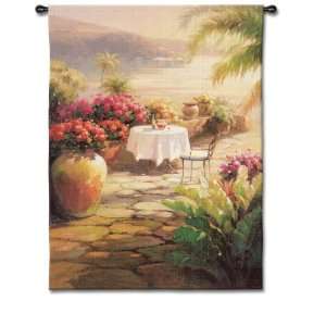  Fine Art Tapestry Courtyard View II Rectangle 0.39 x 0.53 