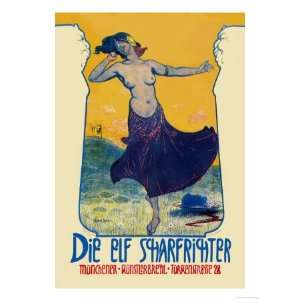  Die Elf Scharfrichter Giclee Poster Print by Serapion Grab 