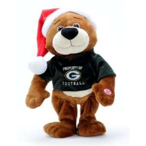   Green Bay Packers NFL Animated Dancing Holiday Bear