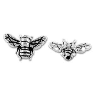  Silver Antique Honey Bee Bead Arts, Crafts & Sewing