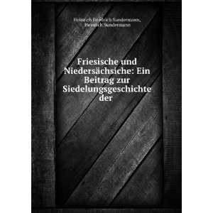   der . Heinrich Sundermann Heinrich Friedrich Sundermann Books