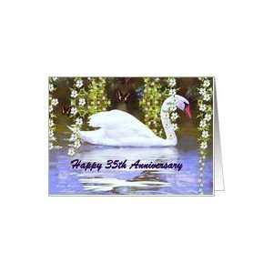 Anniversary / Year Specific 35th / Brier Swan Card