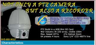 NEW 27X PTZ IP Network Camera   Outdoor Night Vision  