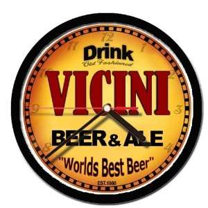  VICINI beer and ale cerveza wall clock 