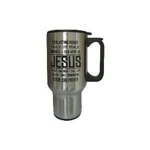   Steel Insolated Names Of Jesus Travel Mug 14 Oz