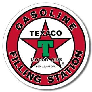Texaco Gasoline Filling Station Nostalgic Tin Sign  