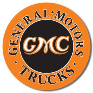 GMC General Motors Trucks Garage Mechanic Tin Sign  