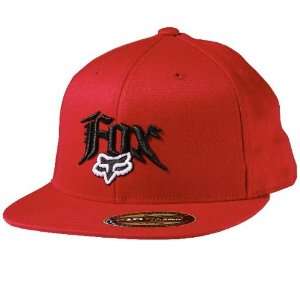 FOX VERTIGO FITTED HAT BY FLEXFIT RED L/XL  Sports 