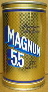 MAGNUM 5.5 ALE BIERE ss Beer CAN Carling OKeefe CANADA  