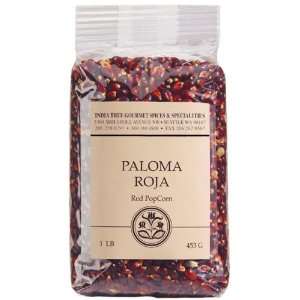 India Tree Red Popcorn (Paloma Roja) 1 Lb.  Grocery 