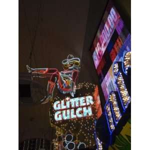  Glitter Gulch, Fremont Street, the Older Part of Las Vegas 