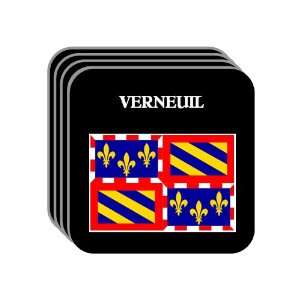  Bourgogne (Burgundy)   VERNEUIL Set of 4 Mini Mousepad 